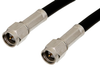 SMA Male to SMA Male Cable 60 Inch Length Using RG8X Coax - PE39087-60 - Pasternack