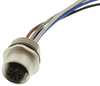 Sensor Connector, M12, Rcpt, 5Pos, Panel; Product Range Te Connectivity - 38Y7714 - Newark, An Avnet Company