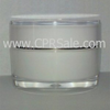 Acrylic Treatment Bottle, Clear Body, Square 30 mL -- CPR1305CSC-50-30 - Image