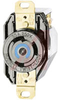 Receptacle; 30 A; 125 VAC; Black; Brass; Bronze; Brass; Bronze; Nylon Polyester - 70116428 - Allied Electronics, Inc.