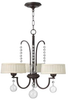 FR49433RCO Mid. Chandeliers-Drum Shades - 402202 - Capital Lighting, Inc.