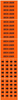 Brady B-946 Black on Orange Vinyl Self-Adhesive Pipe Marker - 2 1/4 in Height - 1/2 in Character Height - 2 3/4 in Length - Printed Msg = GREEN LIQUOR with Right Arrow - 7360-3C - 754473-67252 - R. S. Hughes Company, Inc.
