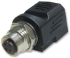 Adaptor, M12 Skt To Rj45, Vertical; In Line Connector A Amphenol Sine/tuchel - 69W0684 - Newark, An Avnet Company