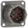 connector,metal circular,box mounting receptacle,size 12,8 #20 solder pin cont - 70143396 - Allied Electronics, Inc.