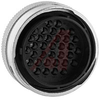 connector,plastic circular,metal coupling ring,str plug,size 22,for 35 pin cont -- 70129824