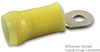 Terminal, Ring Tongue, #4, Crimp, Yellow; Stud Size - Metric Amp - Te Connectivity - 66H7071 - Newark, An Avnet Company