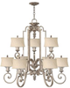 FR42728SLF Large Chandeliers-Drum Shade - 454139 - Capital Lighting, Inc.