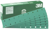 3M Green Corps Coated Aluminum Oxide Sanding Sheet - 80 Grit - PSA Attachment - 2 3/4 in Width x 16 in Length - 02260 - 051131-02260 - R. S. Hughes Company, Inc.