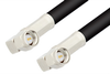 SMA Male Right Angle to SMA Male Right Angle Cable 6 Inch Length Using 93 Ohm RG62 Coax - PE3444-6 - Pasternack