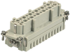 Heavy Duty Insert, Rcpt, 24Pos+Pe, 14Awg; Product Range Harting - 67AC7082 - Newark, An Avnet Company