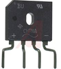Bridge Rectifier, Single-Phase; 20A, 600V, BU-5S 4-Pin Inline Pkg., RoHS - 70217435 - Allied Electronics, Inc.