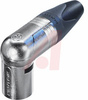 CABLE END RX SERIES 3 PIN MALE RIGHT ANGLE - NICKEL/SILVER - 70088344 - Allied Electronics, Inc.