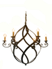 Spiral Chandelier - CH94.40 - Steven Handelman Studios