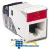 Siemon Tool-Less MAX Flat Module - Cat 5e - MX-F-C5-02 - TelephoneStuff.com