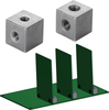 Cube Standoff - CUBE series - Takachi Electronics Enclosure Co., Ltd.