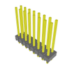 Headers, Male Pins - 612-MTSW-108-09-G-D-555-ND - DigiKey