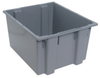 Quantum Stack and Nest Totes - 52746 - U.S. Plastic Corporation