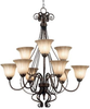 Large Chandeliers-Glass Shade - 318071 - Light Center (The)
