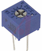 Trimmer;Cermet;Rest 10 Kilohms;PCB;1Turns;Pwr-Rtg 0.5 W;Tol 10% - 70153617 - Allied Electronics, Inc.