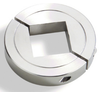 Square Two Piece Steel Clamp-Type Collars -- 15L004 - Image