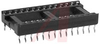 Socket, DIP;Dual Leaf;28 Pos.;0.100In.cen.;Thru Hole;0.610In.;Ber. Copper;Tin;0. - 70084228 - Allied Electronics, Inc.
