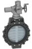 Valves - Plastic-Valves - butterfly-Valves - resilient-seated -- 199555300 - Image