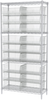 Shelving, Wire Shelving Kit, 14x36x74, 18 Bins -- AWS143630250SC - Image