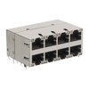 Modular/Ethernet Connector (RJ45) Jacks With Magnetics -- 0895-2C4R-GK-ND - Image
