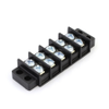 Eaton's Bussmann Series TB100-05 Double Row Terminal Block, 5 Positions, 30A, 300VDC -- 47105 - Image