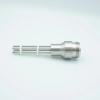 MS High Current Series, Multipin Feedthrough, 4 Pins, 700 Volts, 25 Amps per Pin, 0.142″ Nickel Conductors, 1.00″ Dia Stainless Steel Weld Adapter - A4748-3-W - MPF Products, INC.