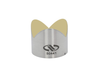 Hollow Metal Retroreflector, Replicated, 12.7 mm, 10 arc sec RBA, Bare Gold -- 50441-0510AU - Image