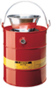 Justrite Red Steel 5 gal Safety Can - 16 3/4 in Height - 11 5/8 in Overall Diameter - 697841-00411 - 697841-00411 - R. S. Hughes Company, Inc.