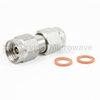 3.5mm Male (Plug) to 2.4mm Male (Plug) Adapter, Passivated Stainless Steel Body, 1.15 VSWR -- SM3077 - Image