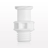 Threaded Connector, Female Luer Lock, White -- 40101