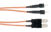 Ceramic Terminated 62.5-Micron Multimode GSA Fiber Optic Cable, ST-SC, Duplex Riser, 5-m (16.4-ft.) -- EFN4010-005M - Image