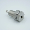 SHV-5 Coaxial Feedthrough, 1 Pin, Grounded Shield, 1.0″ Baseplate Bolt, Without Air-side Connector - A0482-6-BP - MPF Products, INC.