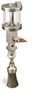 (Formerly B2191-12X08), Manual Chain Lubricator, 2 1/2 oz Pyrex Reservoir, 1