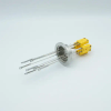 Thermocouple Feedthrough, Type K, 4 Pairs, Miniature Connectors, 2.16 QF / KF Flange - A0784-4-QF - MPF Products, INC.