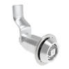 VISE ACTION® Compression Latch, Large Size, Railway Standard, Aluminum Alloy, Powder Coated, Clear, 50 mm  Grip - E3-1011-1506 - Southco