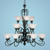 Large Chandeliers-Glass Shade - 708335 - Capital Lighting, Inc.