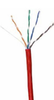 CAT5e Unshielded PVC Ethernet Cable - 24 AWG 4 Pair - Red -- KLTPVC24/4P-1NL5E-2B - Image
