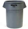 Rubbermaid® BRUTE® Round Container - 55 Gal., Gray -- 2655G