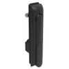 Swinghandle Latch, Large Size - 150 mm , Without Padlock Hasp, Use with Linear Actuator, CH 751 Key DIN, Sealed, Zinc Alloy, Powder Coated, Black - H3-60-321-150 - Southco