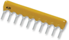 Resistor N/w, 8Res, 6.8Kohm, 2%, Th; Resistance Bourns - 06X9254 - Newark, An Avnet Company