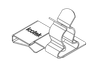 EMC Shield Clamps for 10 × 3 mm Bus Bar, Pluggable- with or without Integrated Strain Relief - 36788.04 - icotek Corp