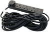 4 Gang Extension Lead, Black 10M Rohs Compliant Pro Elec - 54M3200 - Newark, An Avnet Company