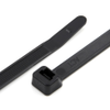 ACT AL-08-120-0-C Light Heavy Duty Cable Tie, Zip Tie, 120 lb, 8 inch, UV Black, Bag of 100 - 21590 - Waytek, Inc.