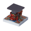 2 Ways Core & Wire Impedance matching Power Splitter, 5 - 1000 MHz, 75Ω -- SBTC-2-107550X+
