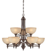 28929-ORB Mid. Chandeliers-Glass Up - 360359 - Capital Lighting, Inc.