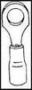 Terminal, Ring Tongue, #8, Crimp, Blue; Stud Size - Metric Abb - Thomas & Betts - 31F114 - Newark, An Avnet Company